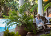Afrochic - activities - relaxing in the cool gardens by the pool (c) Silverless-1