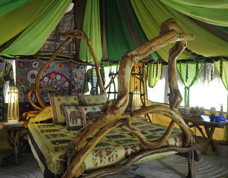 Elephant Watch Camp Guest Tent Interior King 2 - Tim Beddow