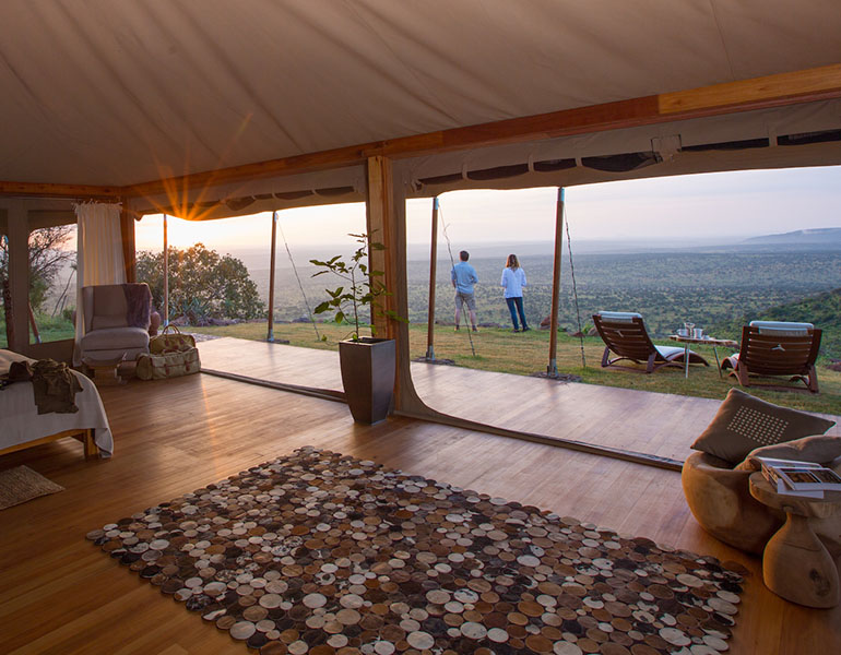 Loisaba Tented Camp - Guest Tent Double Room (c) Silverless