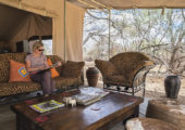 Porini Amboseli Camp Guest Seating Area