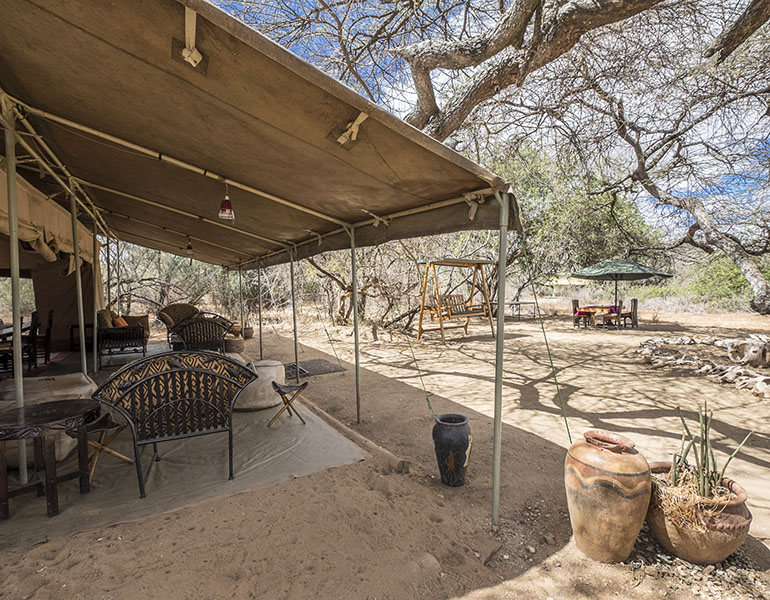 Porini Amboseli Camp Mess Tent Exterior