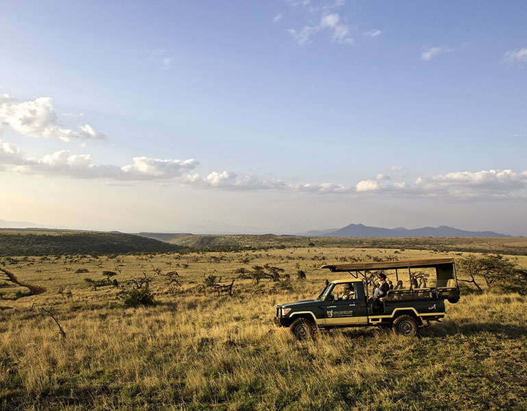 Elewana Lewa Safari Camp Activities Game Drive Landscape