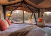 Elewana Lewa Safari Camp Tent Interior Double Bedroom