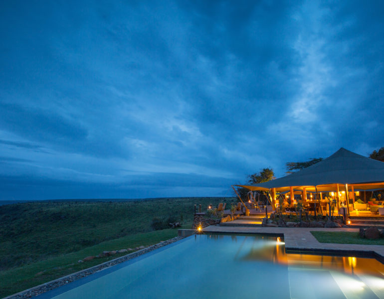 Loisaba Tented Camp - Main areas and pool