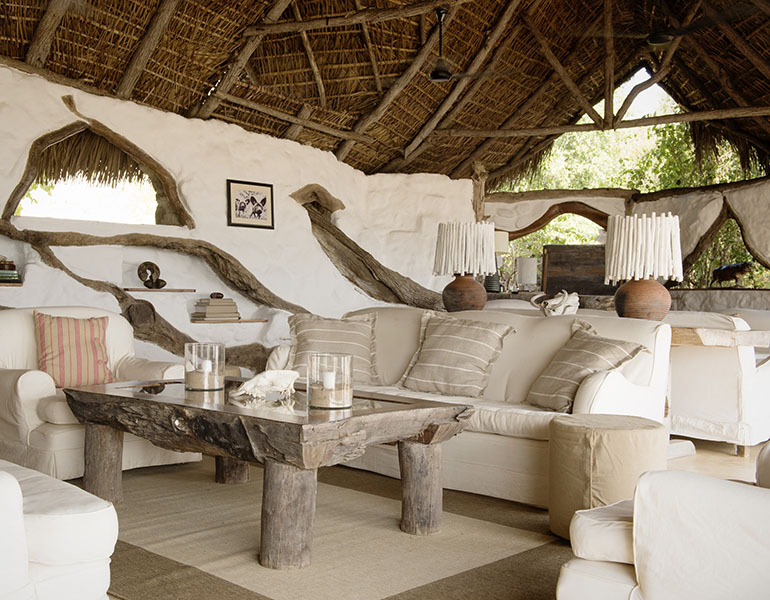 Sand Rivers Selous Lounge Interior