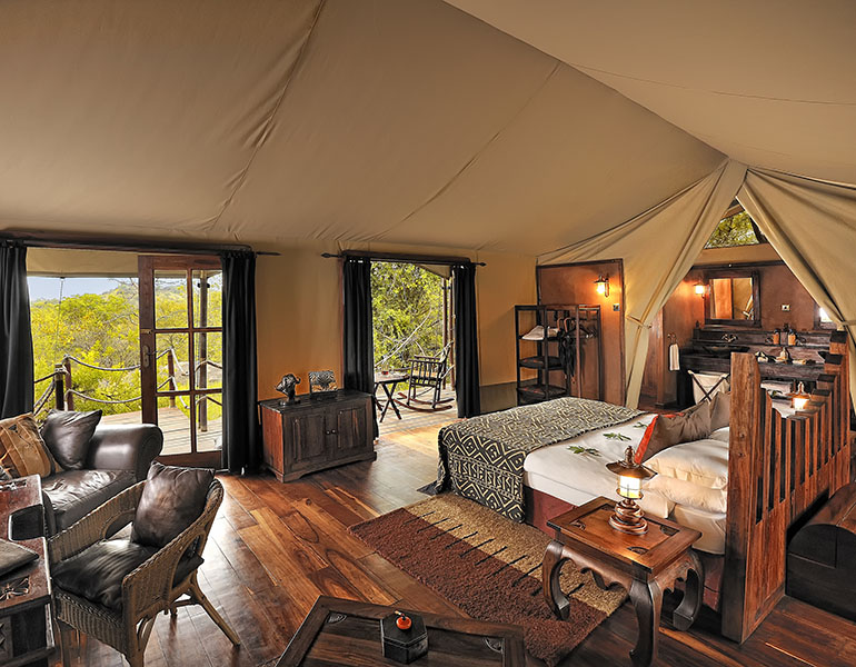 Serengeti Migration Camp - Guest Tent Interior 2