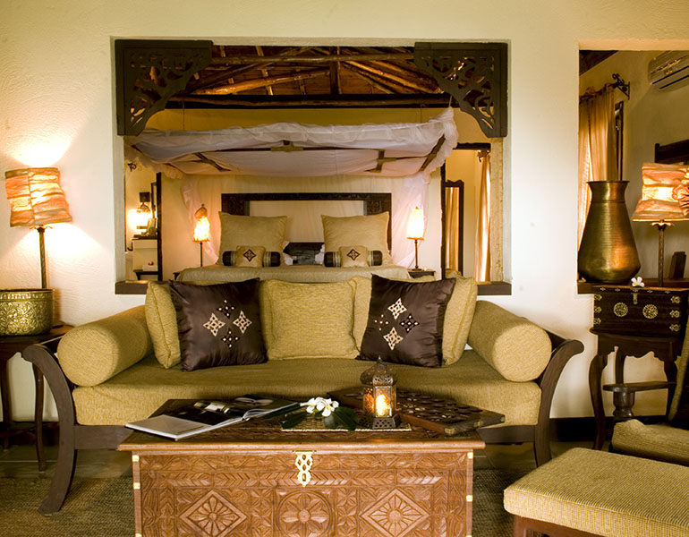 The Palms Zanzibar Private Villa Lounge Interior