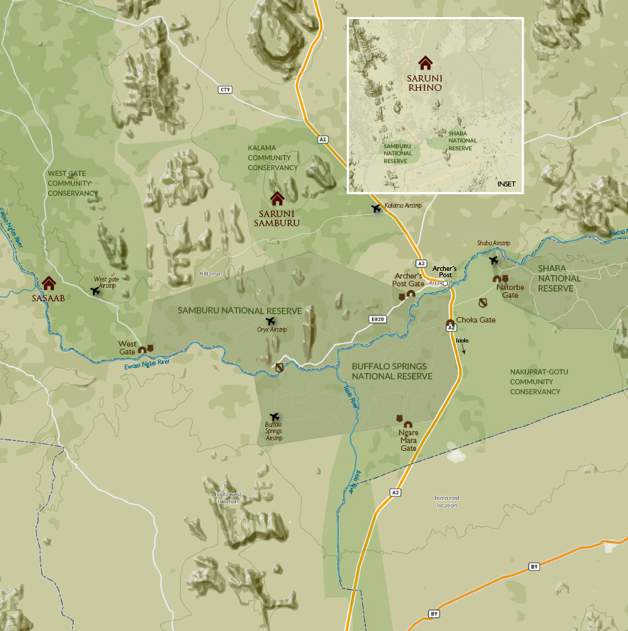 Samburu map
